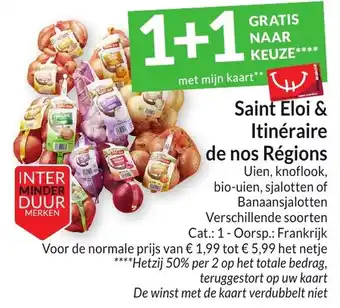 Intermarché Saint eloi & itineraire de nos regions aanbieding