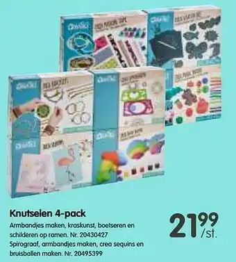 Knutselen 4-pack schilderen op ramen