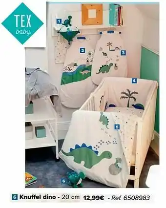 Carrefour Knuffel dino aanbieding