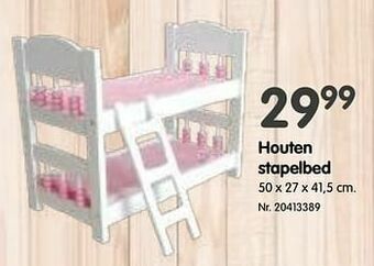 Fun Houten stapelbed aanbieding
