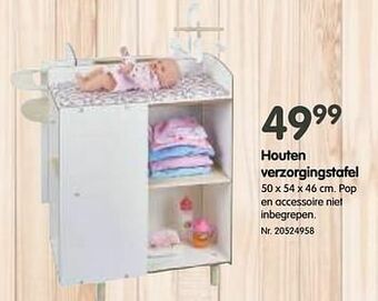 Houten verzorgingstafel