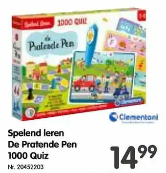 Fun Spelend leren de pratende pen 1000 quiz aanbieding