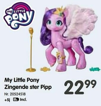 Fun My little pony zingende ster pipp aanbieding