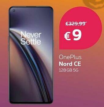 Proximus Oneplus nord ce 128gb 5g aanbieding
