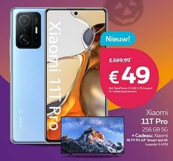 Proximus Xiaomi 11t pro 256 gb 5g aanbieding