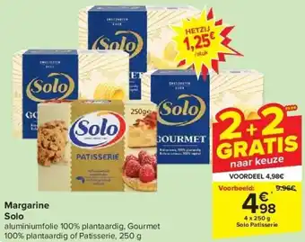 Carrefour Margarine Solo aanbieding