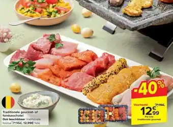 Carrefour Traditionele gourmet- of fondueschotel aanbieding