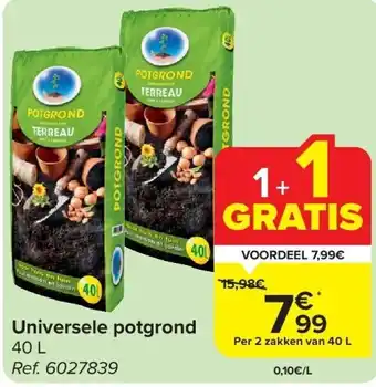 Carrefour Universele potgrond aanbieding