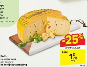 Carrefour Kaas Leerdammer aanbieding