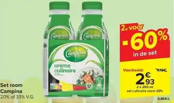 Carrefour Set room Campina aanbieding