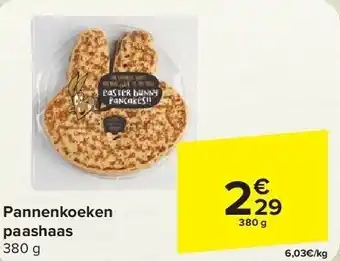 Carrefour Pannenkoeken paashaas aanbieding