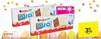 Carrefour Kinder Duo aanbieding