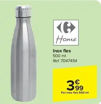 Carrefour Inox fl es aanbieding