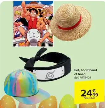 Carrefour Pet, hoofdband of hoed aanbieding