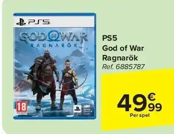 Carrefour PS5 God of War Ragnarök aanbieding