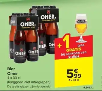 Carrefour Bier Omer aanbieding