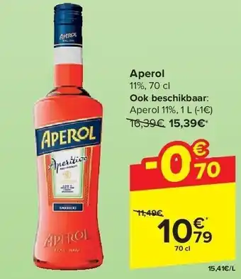 Carrefour Aperol aanbieding