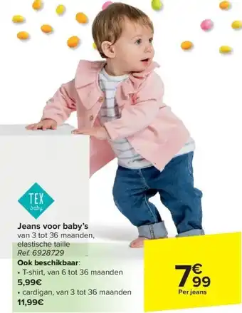 Carrefour Jeans voor baby’s aanbieding