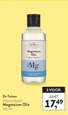 Holland & Barrett Magnesium Olie aanbieding