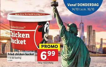 Lidl Fried Chicken Bucket aanbieding