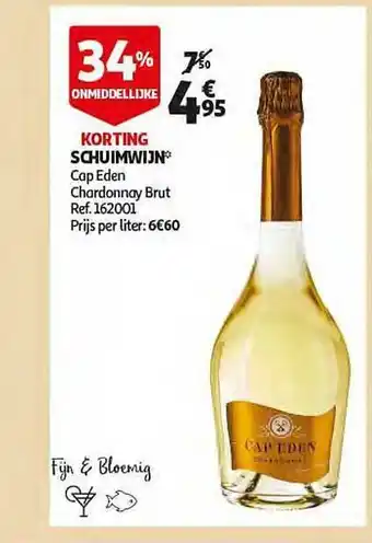 Schuimwijn Cap Eden