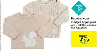 Babytrui Foor Meisjes Of Jongens