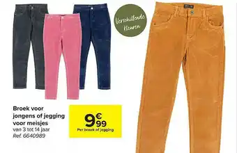 Broek Voor Jongens Of Jegging Voor Meisjes