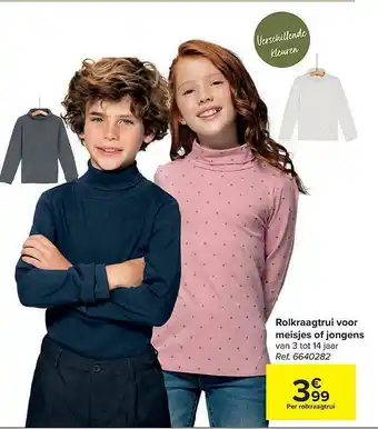 Rolkraagtrui Voor Meisjes Of Jongens