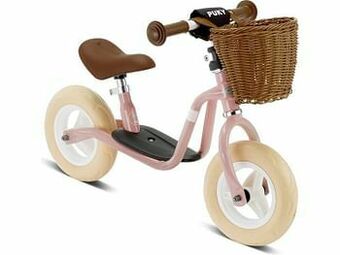 Multi bazar Puky 4094 Loopfiets Lr Medium Classic Met Mandje Retro Roze aanbieding