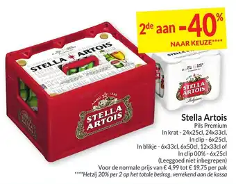 Intermarché Stella Artois Pils Premium aanbieding