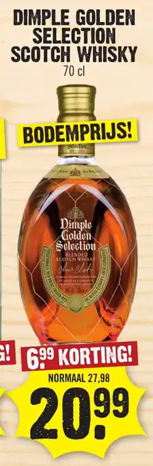 DIMPLE GOLDEN SELECTION SCOTCH WHISKY 70 cl