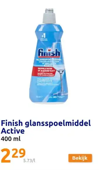 Finish glansspoelmiddel Active 400ml