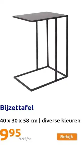 Action Bijzettafel 40 x 30 x 58 cm aanbieding