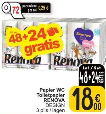 Renova Toiletpapier Design
