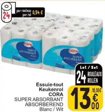 Cora Keukenrol SUPER ABSORBANT aanbieding