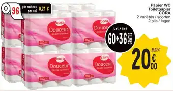 Cora Toiletpapier aanbieding