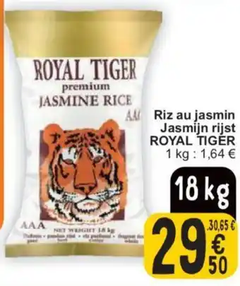 Cora ROYAL TIGER Jasmijn rijst 18 kg aanbieding