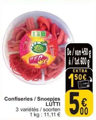 Cora Lutti snoepjes aanbieding