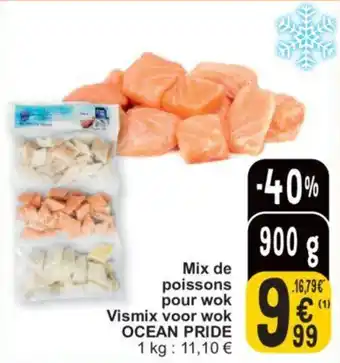 Cora Vismix voor wok OCEAN PRIDE 900g aanbieding