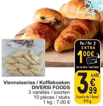 Cora Koffiekoeken DIVERSI FOODS aanbieding