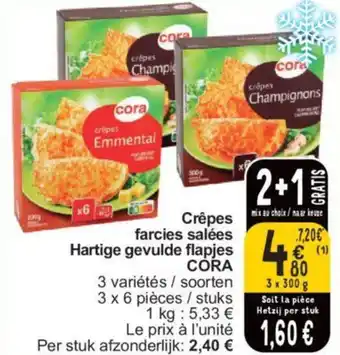 Cora Hartige gevulde flapjes 3 x 300g aanbieding