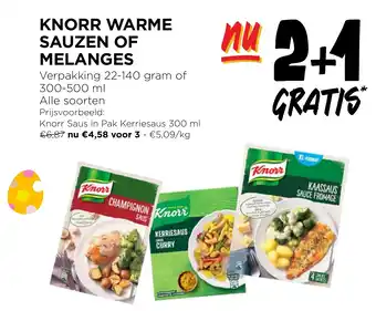 Jumbo KNORR WARME SAUZEN OF MELANGES aanbieding