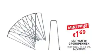 Trafic SET VAN 10 GRONDPENNEN aanbieding