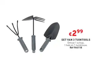 Trafic SET VAN 3 TUINTOOLS aanbieding