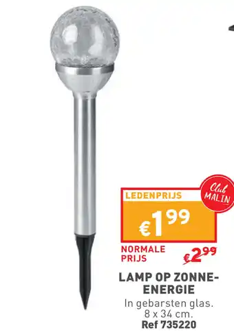 Trafic LAMP OP ZONNE ENERGIE aanbieding