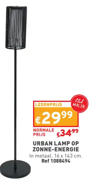 Trafic URBAN LAMP OP ZONNEENERGIE aanbieding