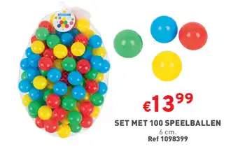 Trafic SET MET 100 SPEELBALLEN aanbieding
