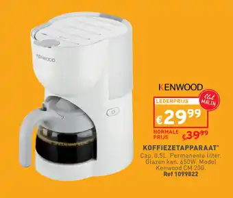 Trafic KOFFIEZETAPPARAAT aanbieding