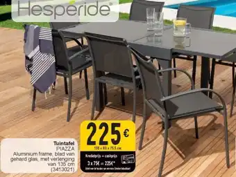 Cora Tuintafel aanbieding