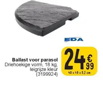 Cora Ballast voor parasol aanbieding